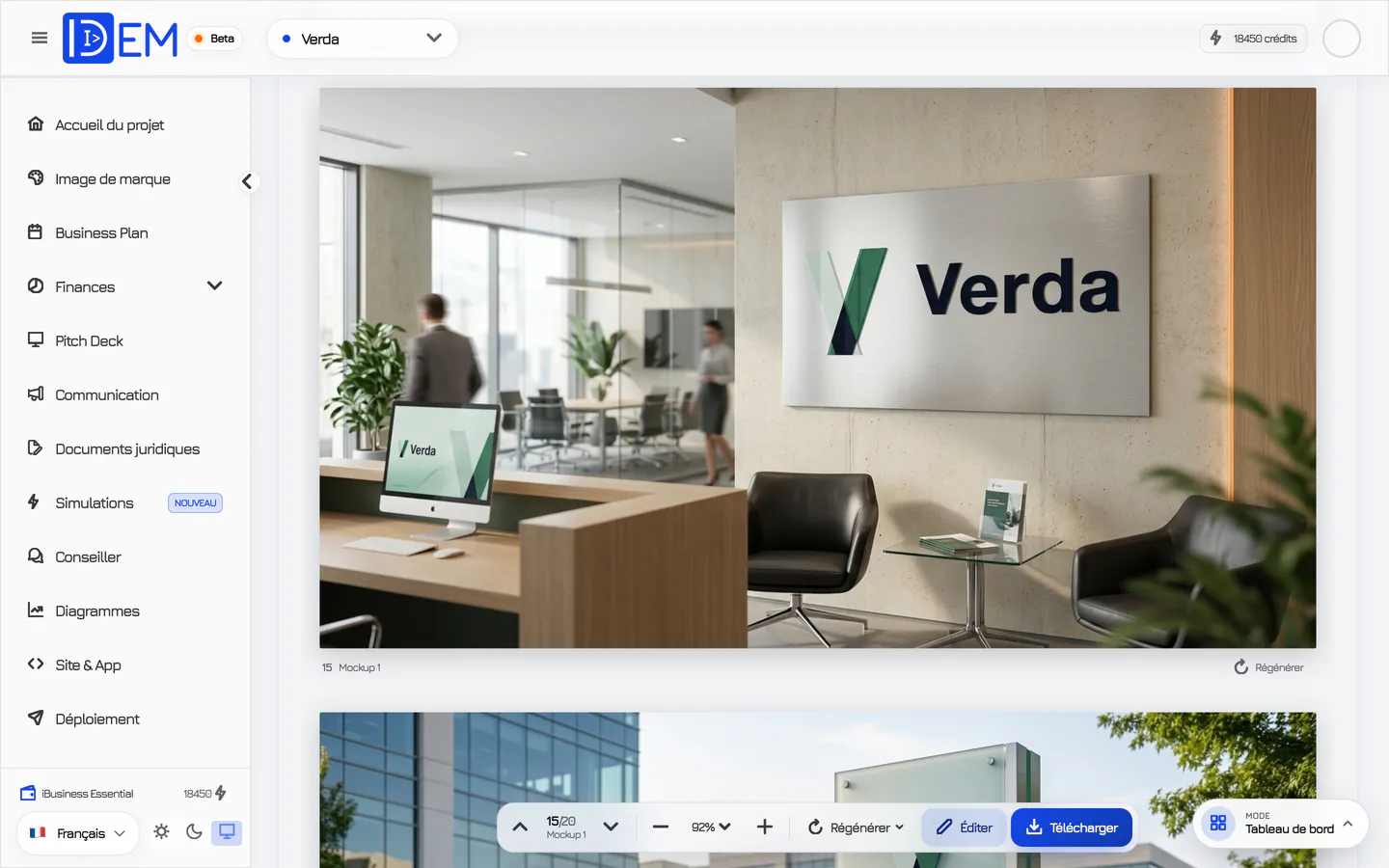 The Verda brand book: logo, colour palette and typography